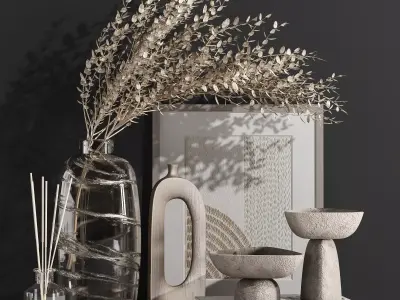 Decorative set08 3D model