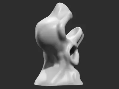 Modern Abstract Decorative sculpture 3d print model 55 3D print model