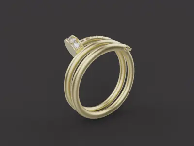 Nail Ring 15049 3D print model