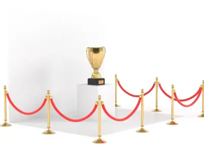 Trophy Cup 3D model 29