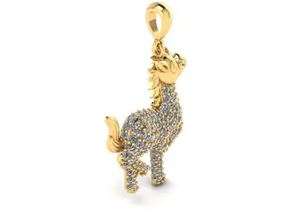 Horse pendant 3D model