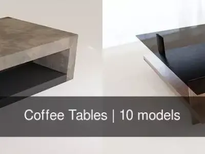 Coffee Tables 3D Model Collection