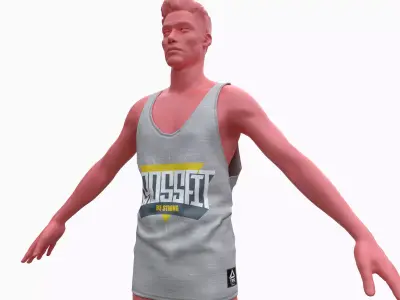 Tank Top  Low-poly 3D model