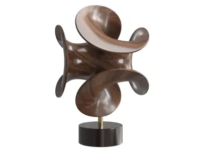 Abstract sculpture by Robert Longhurst 3D model