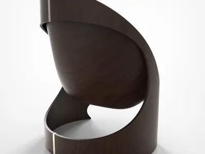 Modern Chair  Low-poly 3D model