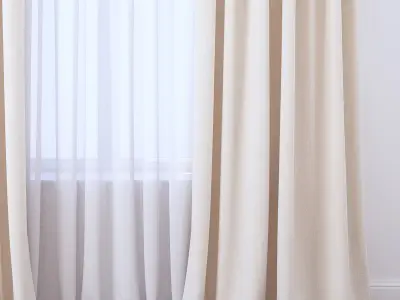 Set 109 Curtains 3D model