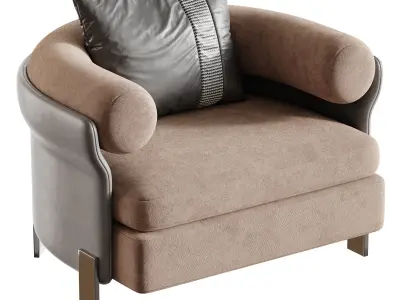  Mattia Armchair 3D model