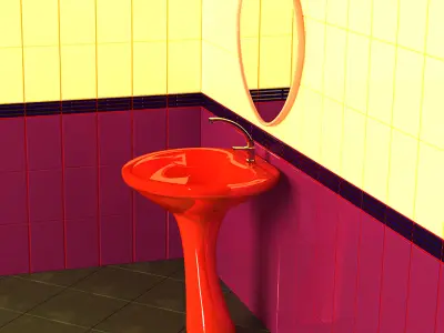 Bathroom washbasin  3D model
