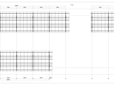 100 kWp Solar Carport Project Type 11 3D model