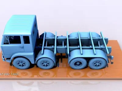 Fiat 690 1960 3D print model