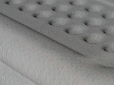 Classic Fabric Sofa Low-poly 3D model