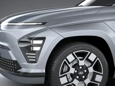 Hyundai Kona Electric 2024 3D model