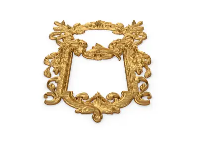 Classic decor ornament carved 68  3D model