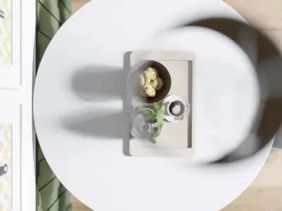 scandinavian style house 3D model