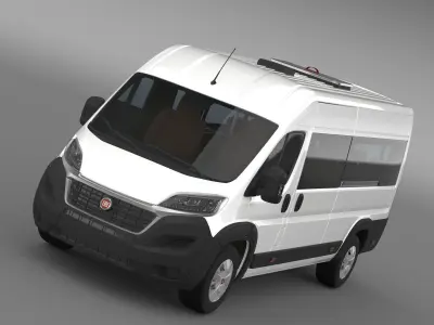 Fiat Ducato Scuolabus 2017 3D model