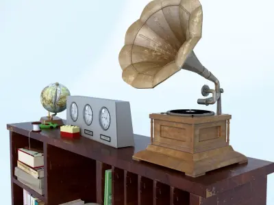 Classic Desk 3D model