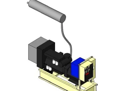 MOTOGENERADOR machine tool 3D model