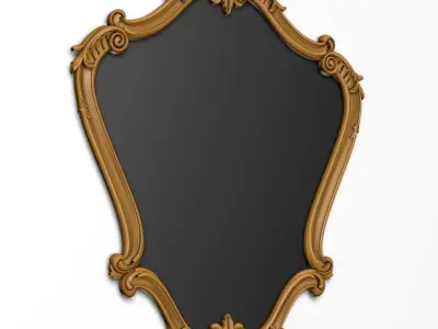 classic frame for cnc Low-poly 3D model