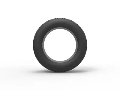 Tire of Dirt Modified stock car V6 Scale 1 to 25 3D print model