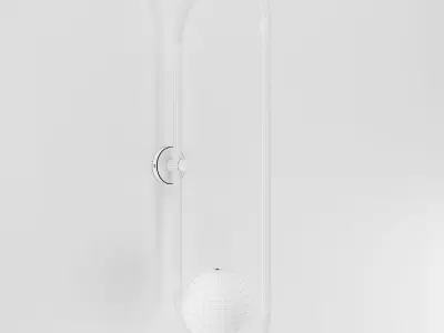 Luxury Nordic Glass Ball - Jabuticaba LE21 wall ligth 3D model