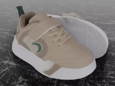 Free Kids Sneaker 3D Model Free low-poly 3D model