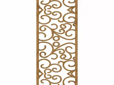 Decorative panel STL 3D model 33