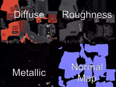 Plasma Wrench Model Pack Low-poly 3D model