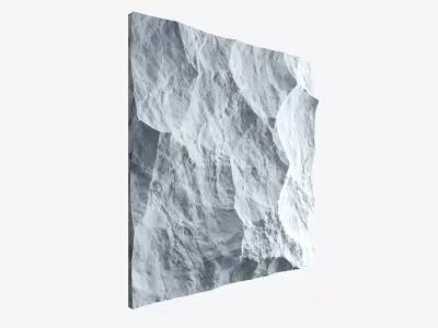 283-RockPanel piece of rock 3D model
