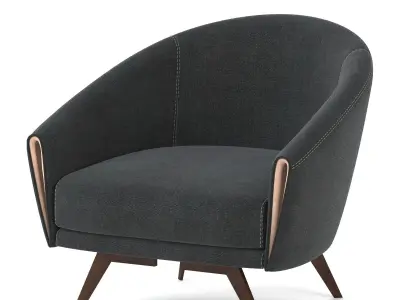Saddle Armchair 3D model