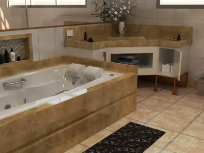douche Free 3D model