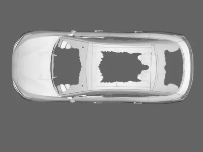 2019 ARCFOX ALPHA S 3D SCANNED MODEL 3D model