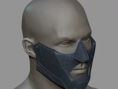 Ruiner Armor Mask 3d Print 3D print model