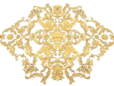 Classic decor ornament 95 3D model