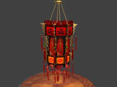 Chinese palace lantern 3D model
