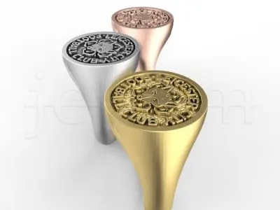 Leicester City FC Ring England Football Fan  3D print model