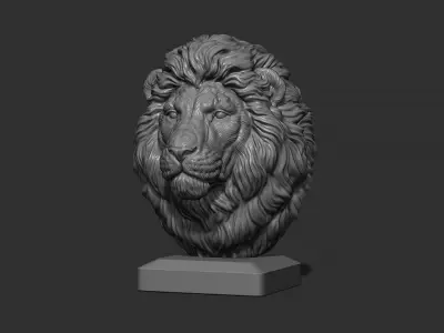 Lion quiet 3D print model