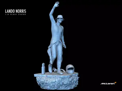 Lando Norris 1-8 Scale Statue 3D print model