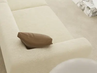 Mid Century interior scene  3D model