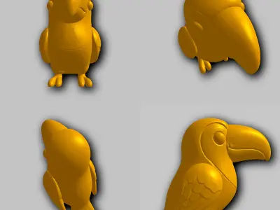 Toucan - Kawaii Animals Collection 3D print model