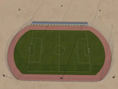 Stadium 3D Model- Football  3D model