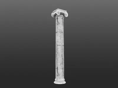 Ionic column 3D model order