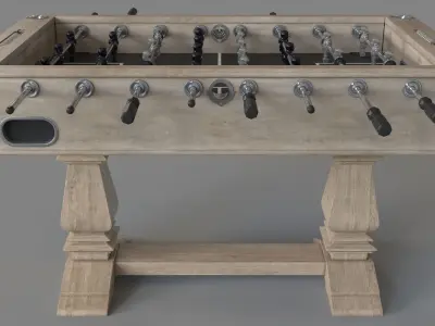 Montecito 55-in Premium Competition Foosball Table 3D model