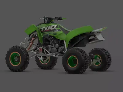 Takashi 450R  Custom Sport Racing Bike 3D Model Low-poly 3D model