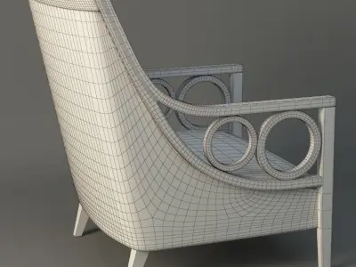 Maclean Arm Chair 3D model