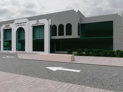 Qusais Police Station  3D model