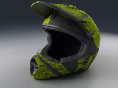 Moto Helmet 3D model