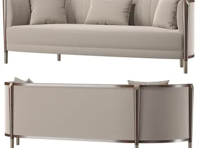 caracole oxford sofa 3D model