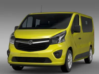 Vauxhall Vivaro 2017 3D model