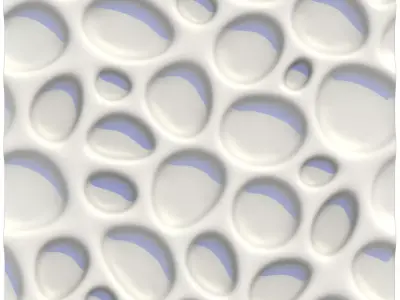 Bionic wall panel  3D model