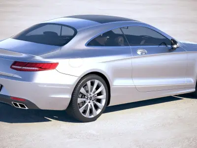 Mercedes S-Class Coupe 2019 3D model